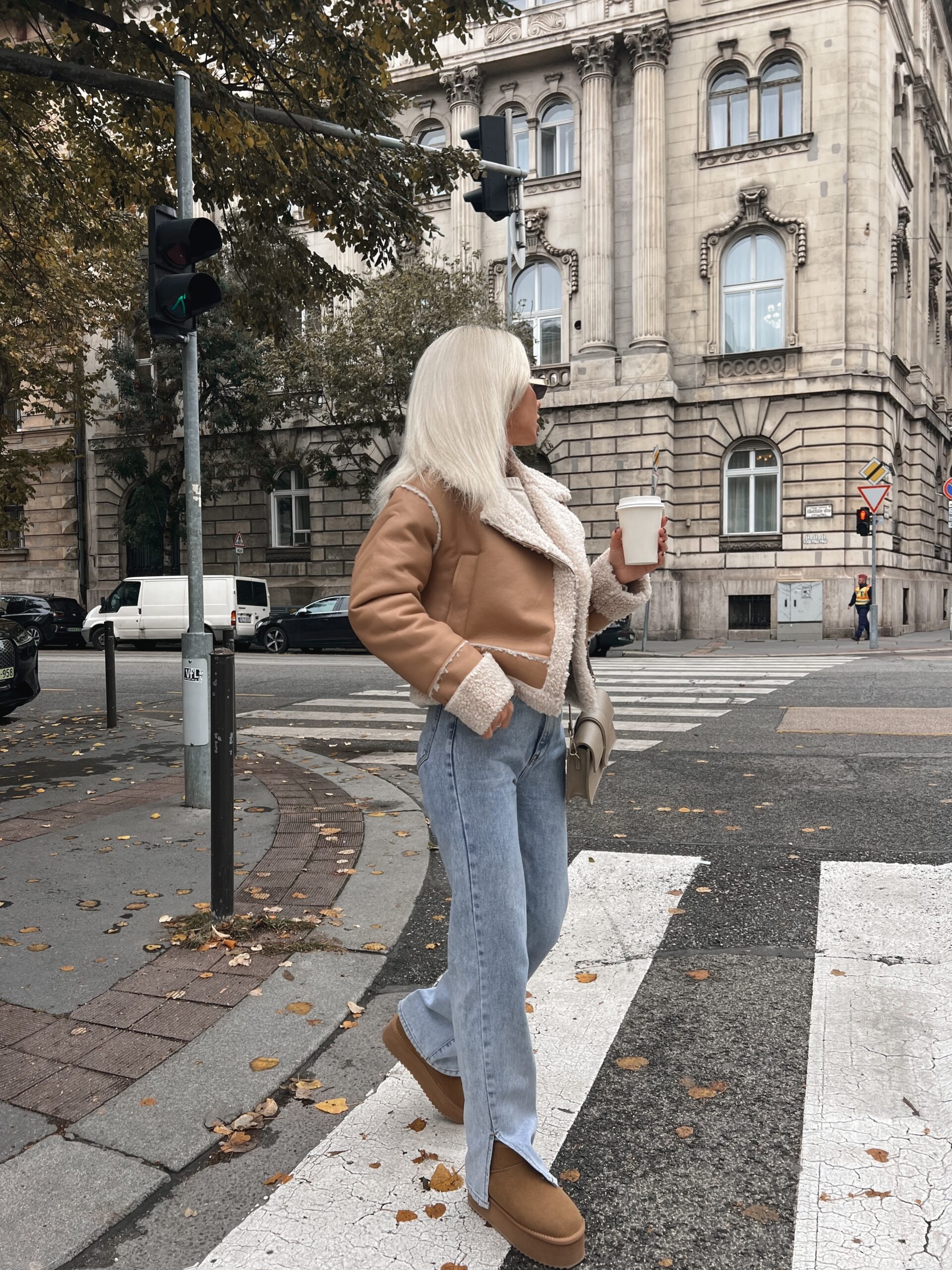 Botki śniegowce MISTIC OLAVOGA karmelowe