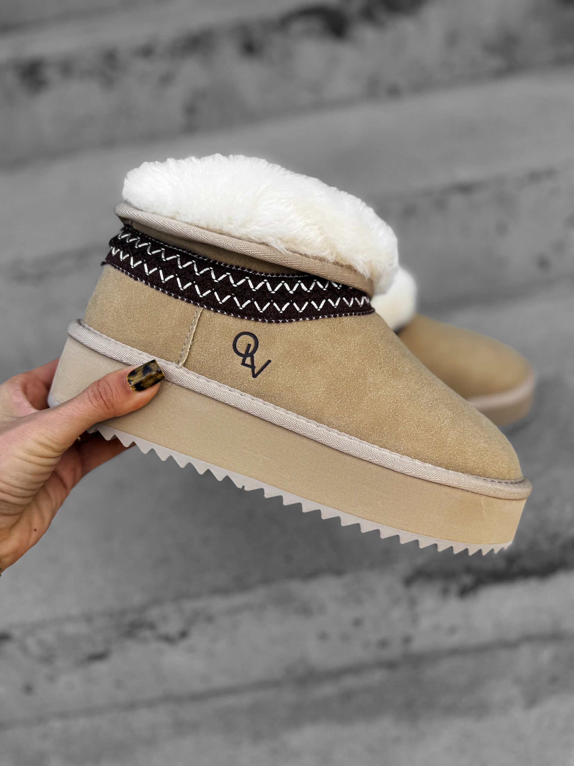 Botki śniegowce BAILA OLAVOGA beżowe Botki śniegowce BAILA OLAVOGA beżowe