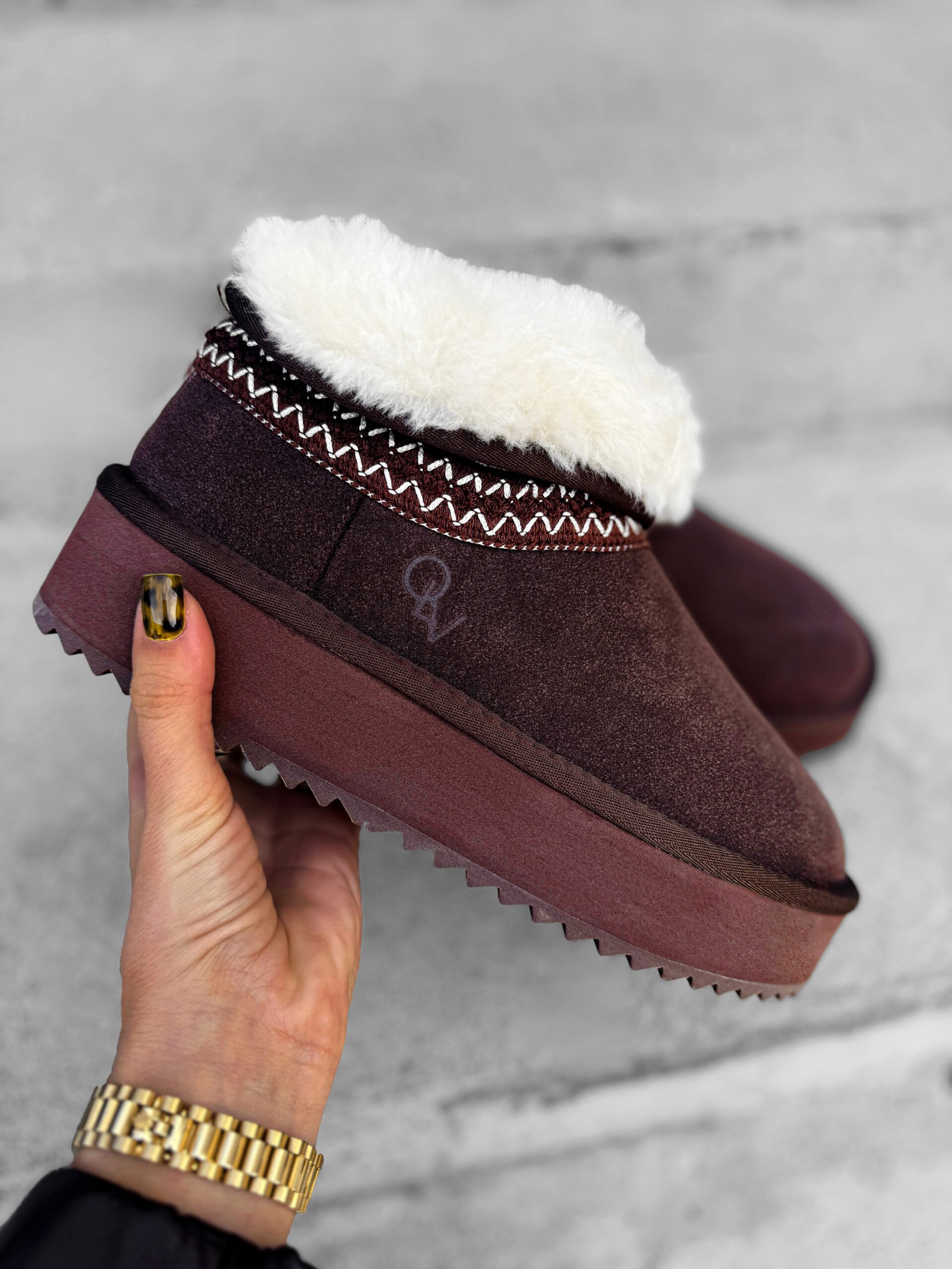 Botki śniegowce BAILA OLAVOGA brązowe Botki śniegowce BAILA OLAVOGA brązowe