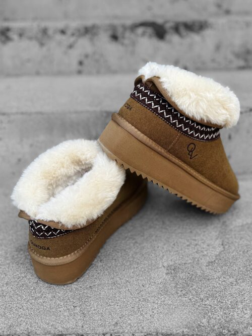 Botki śniegowce BAILA OLAVOGA karmelowe