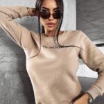 Bluza dopasowana ILINOIS OLAVOGA beżowa