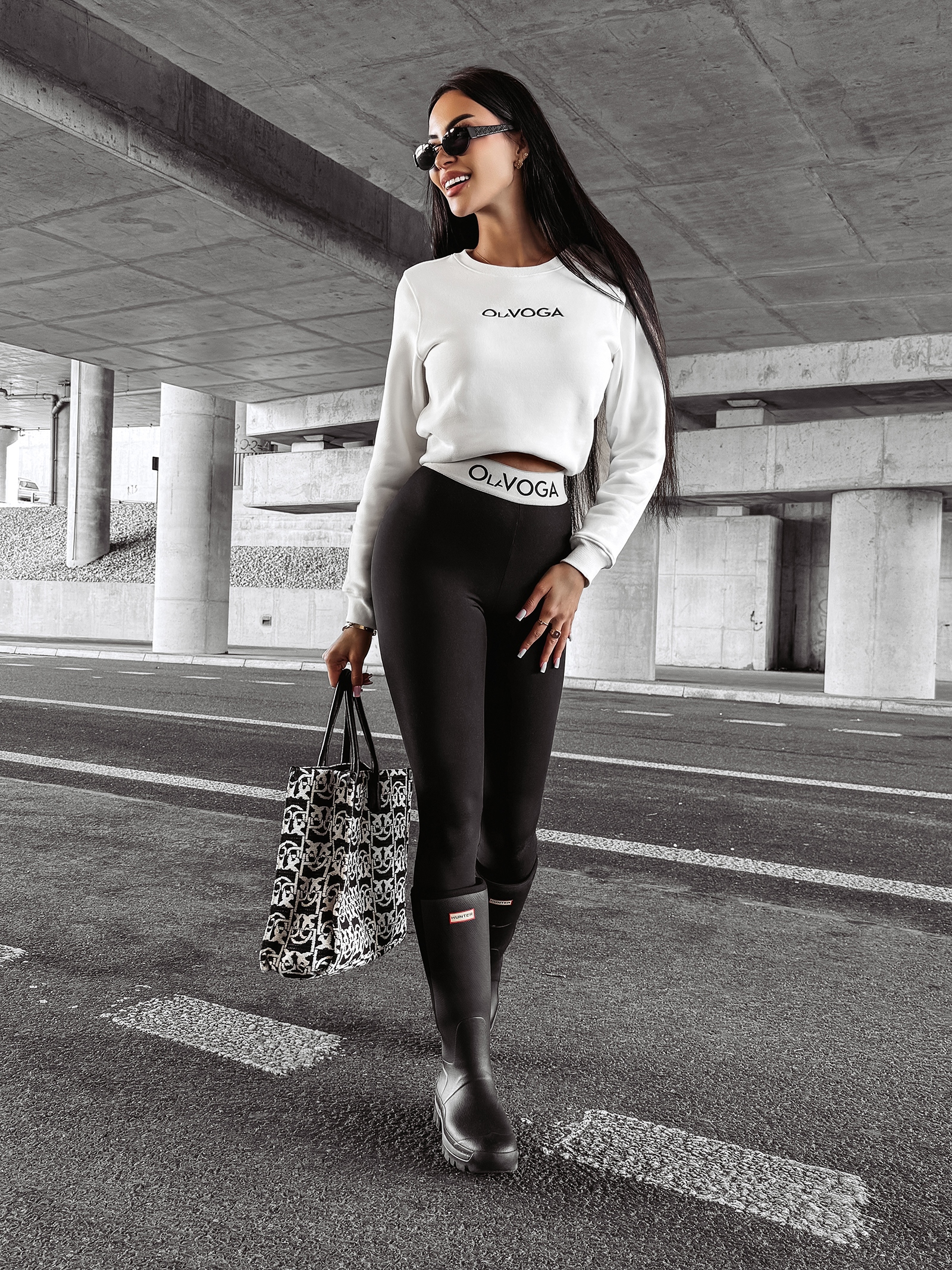 Bluza dopasowana ILINOIS OLAVOGA ecru