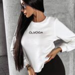 Bluza dopasowana ILINOIS OLAVOGA ecru