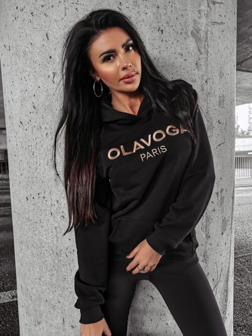 Bluza hoodie HATIA OLAVOGA czarna