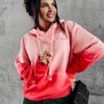 Bluza ombre FADE OLAVOGA brzoskwiniowa