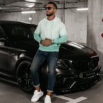 Bluza męska ombre FADE MEN OLAVOGA miętowa