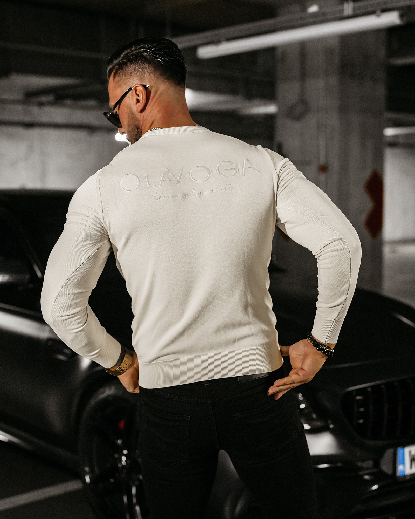 Sweter męski CAST OLAVOGA j.beż