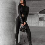 Kombinezon dopasowany BRASIL OLAVOGA czarny