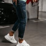 Spodnie jeansowe męskie KIIST OLAVOGA c.niebieskie