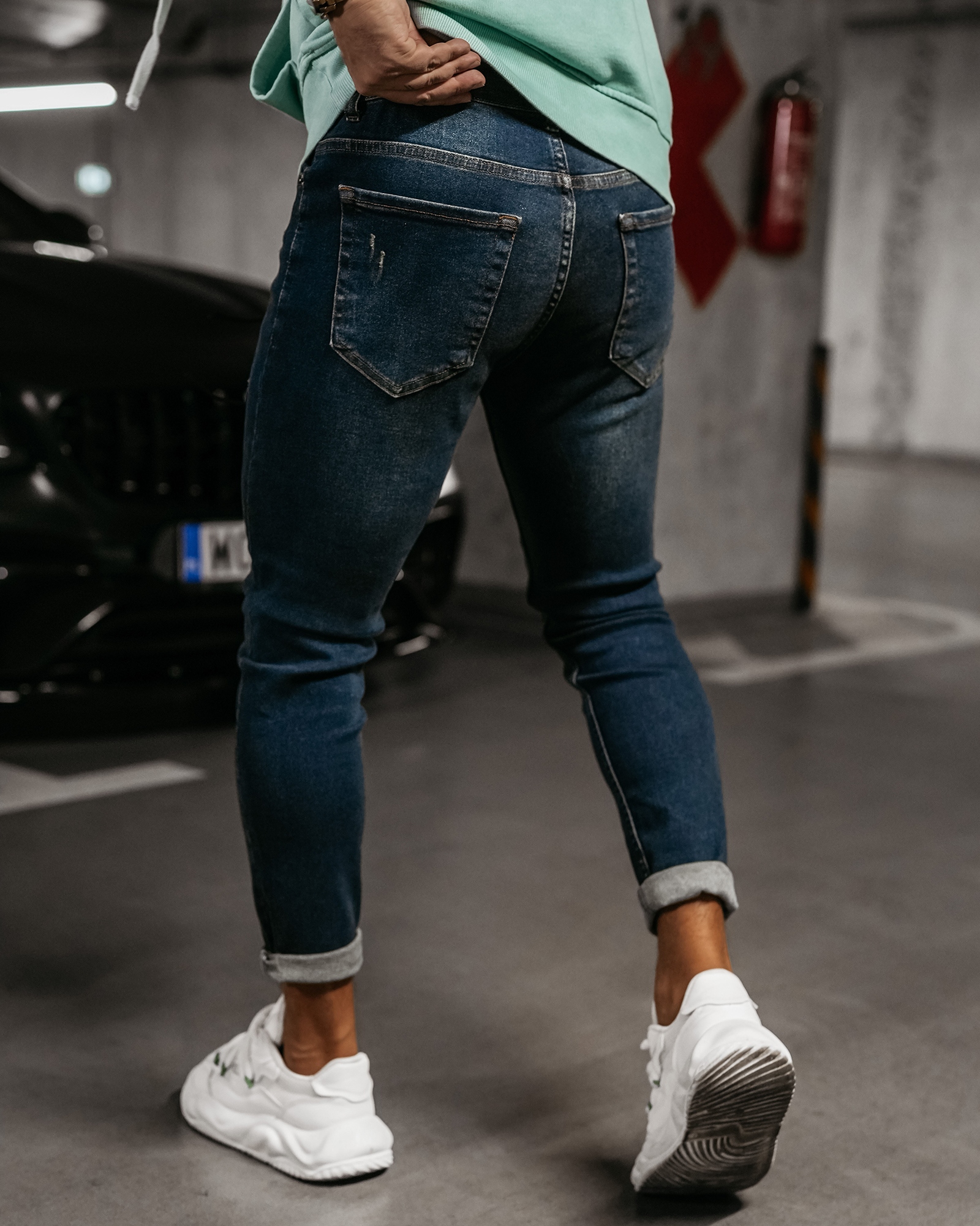 Spodnie jeansowe męskie KIIST OLAVOGA c.niebieskie Spodnie jeansowe męskie KIIST OLAVOGA c.niebieskie