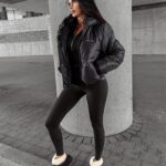 Kurtka pikowana WESTIA OLAVOGA czarna