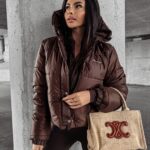 Kurtka pikowana WESTIA OLAVOGA brązowa