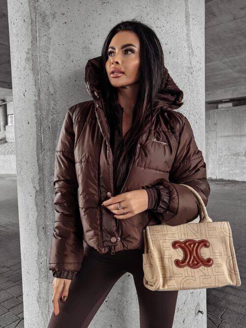 Kurtka pikowana WESTIA OLAVOGA brązowa