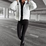 Kurtka pikowana WESTIA OLAVOGA ecru