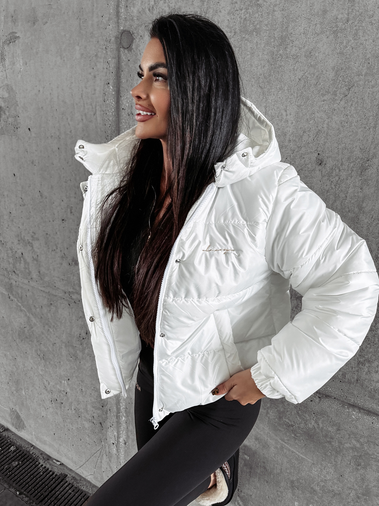 Kurtka pikowana WESTIA OLAVOGA ecru Kurtka pikowana WESTIA OLAVOGA ecru