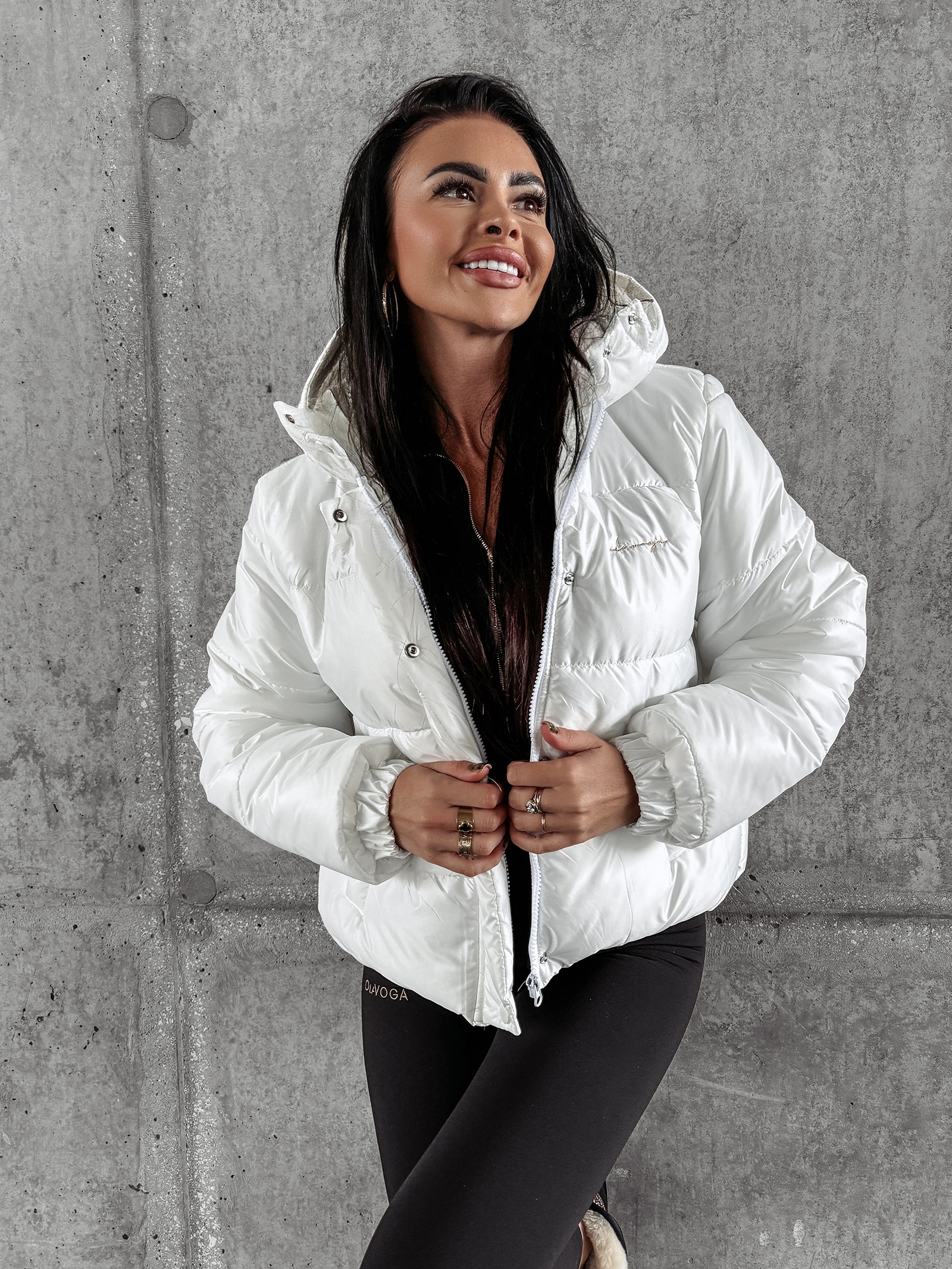 Kurtka pikowana WESTIA OLAVOGA ecru Kurtka pikowana WESTIA OLAVOGA ecru