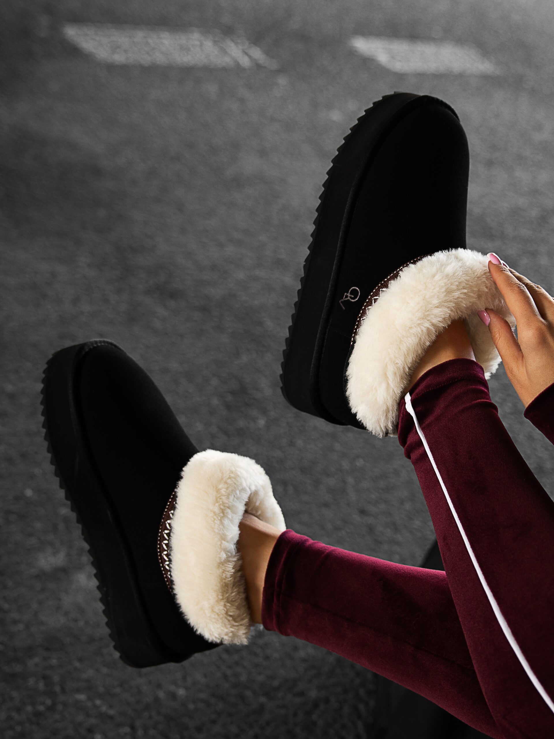 Botki śniegowce BAILA OLAVOGA czarne