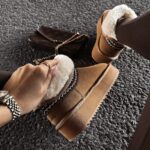 Botki śniegowce BAILA OLAVOGA karmelowe