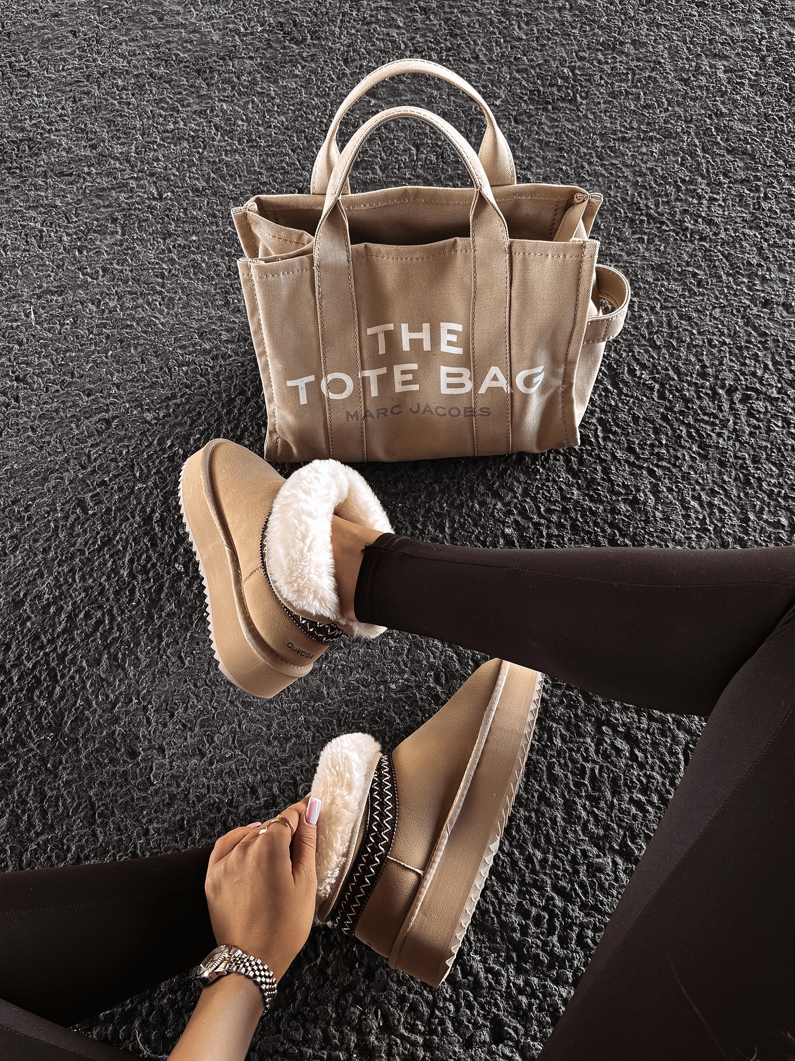 Botki śniegowce BAILA OLAVOGA beżowe