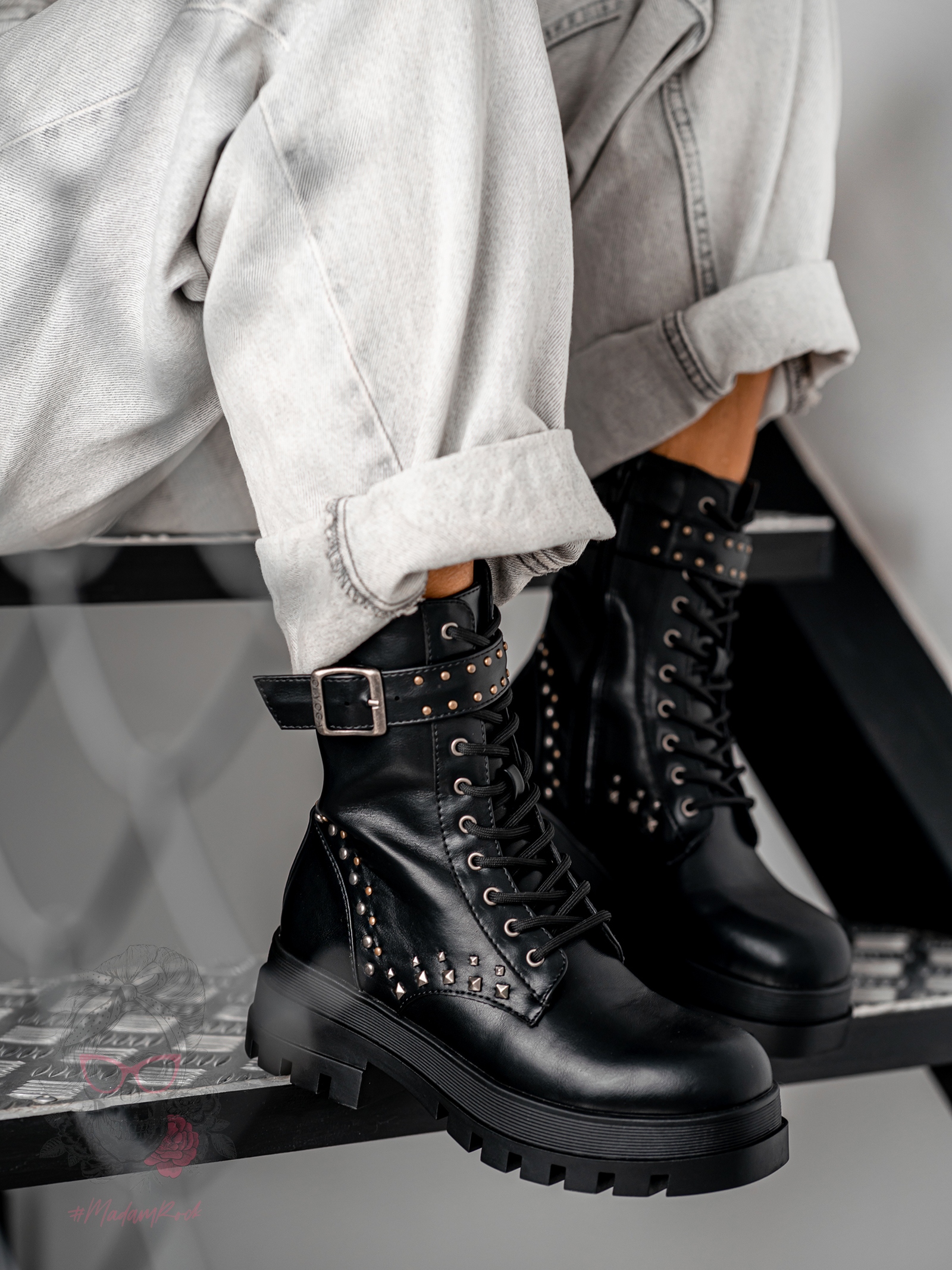 Workery damskie MANNER OLAVOGA czarne