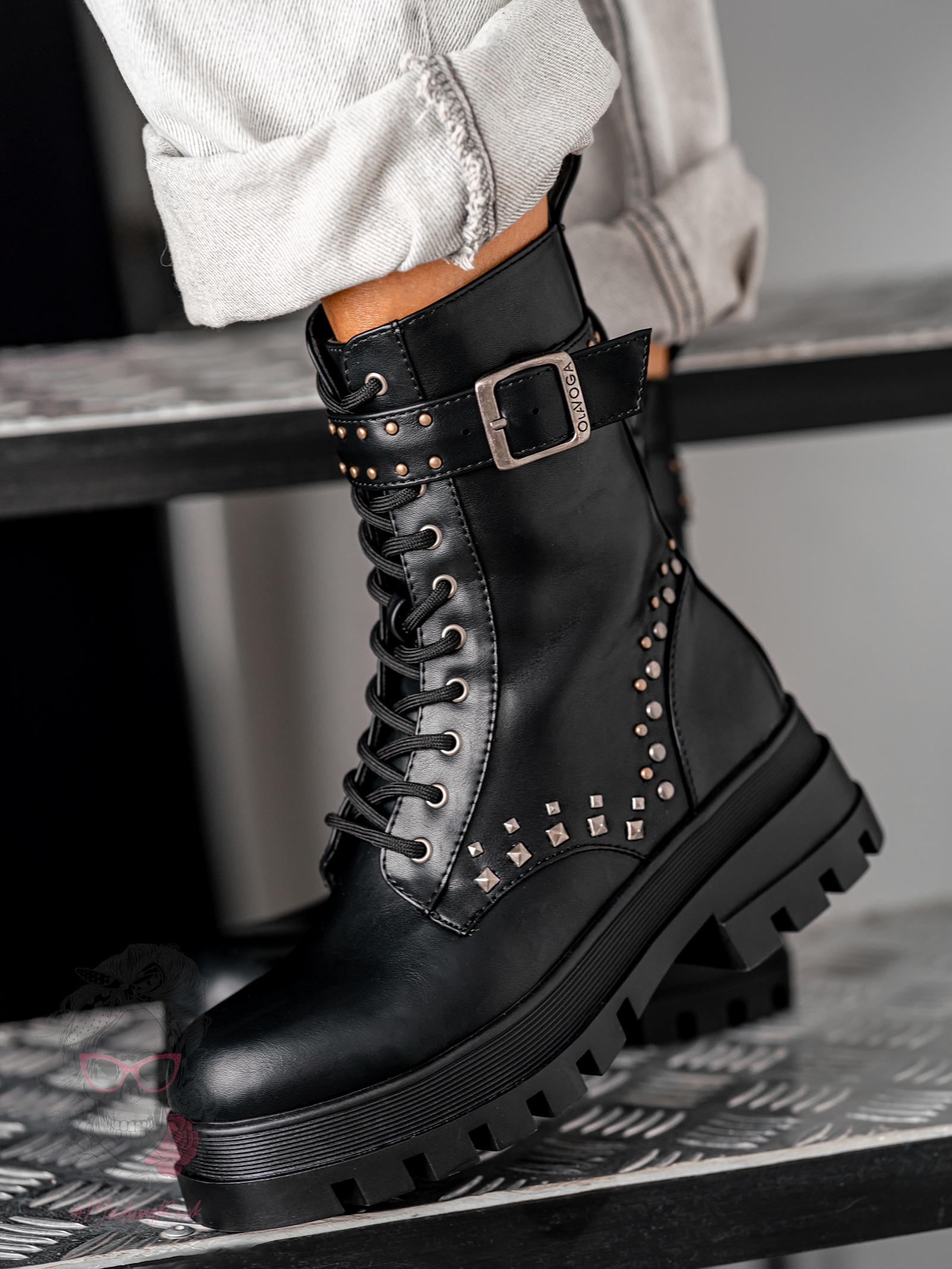 Workery damskie MANNER OLAVOGA czarne