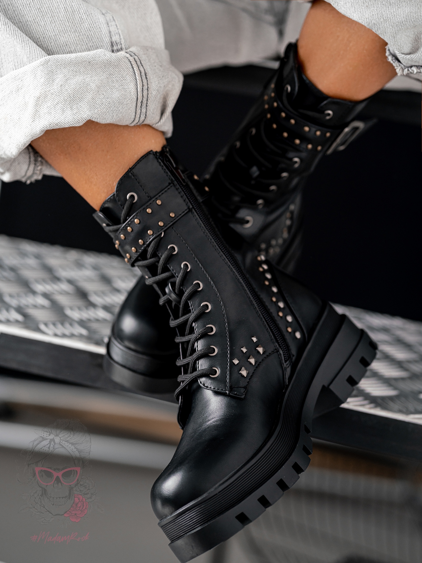 Workery damskie MANNER OLAVOGA czarne