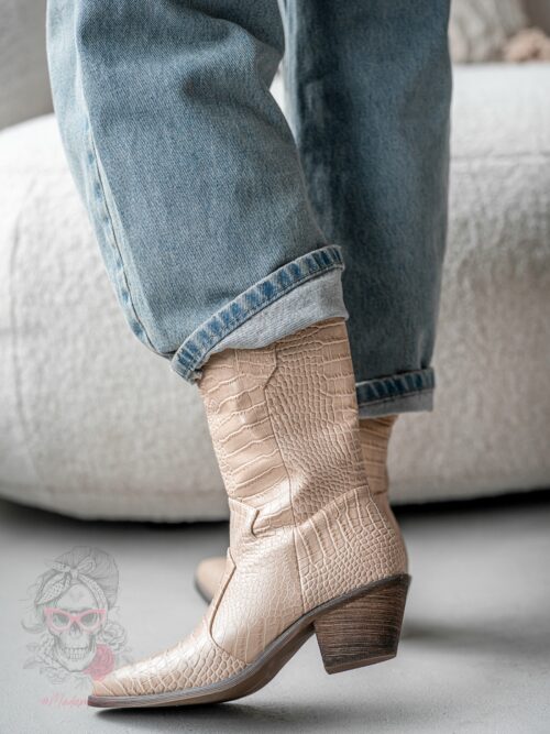 Kowbojki Lady Robin beżowe