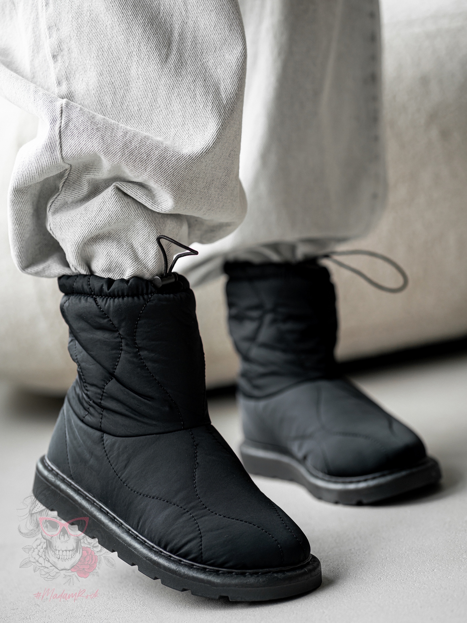 Śniegowce kurtkowe Madam Jacketo czarne