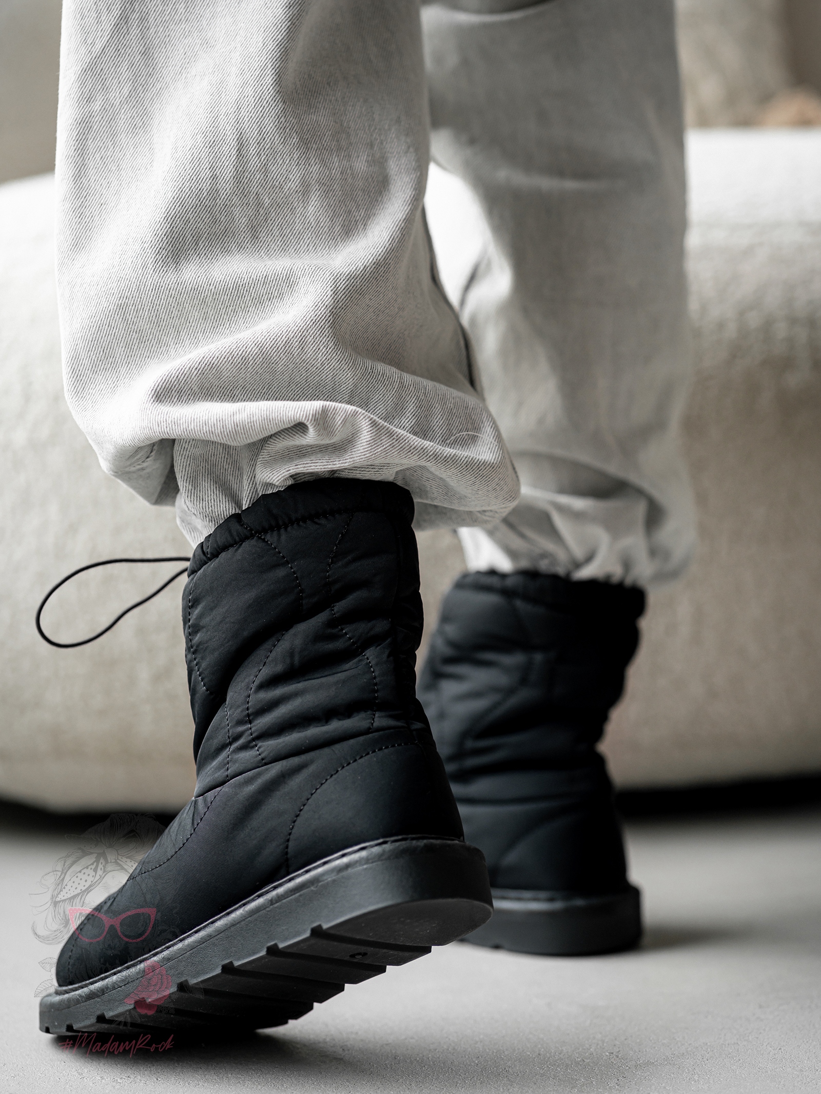 Śniegowce kurtkowe Madam Jacketo czarne