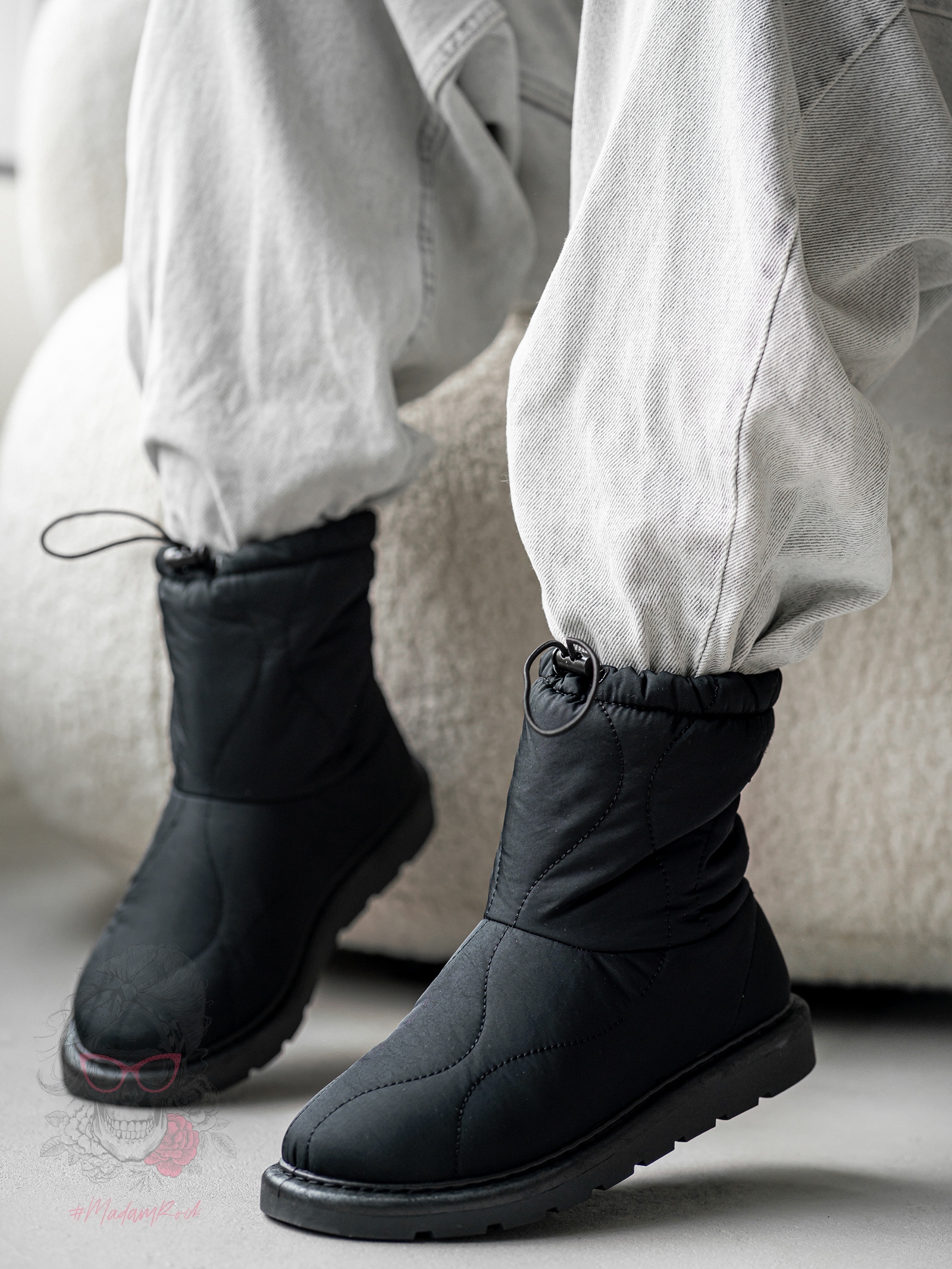 Śniegowce kurtkowe Madam Jacketo czarne