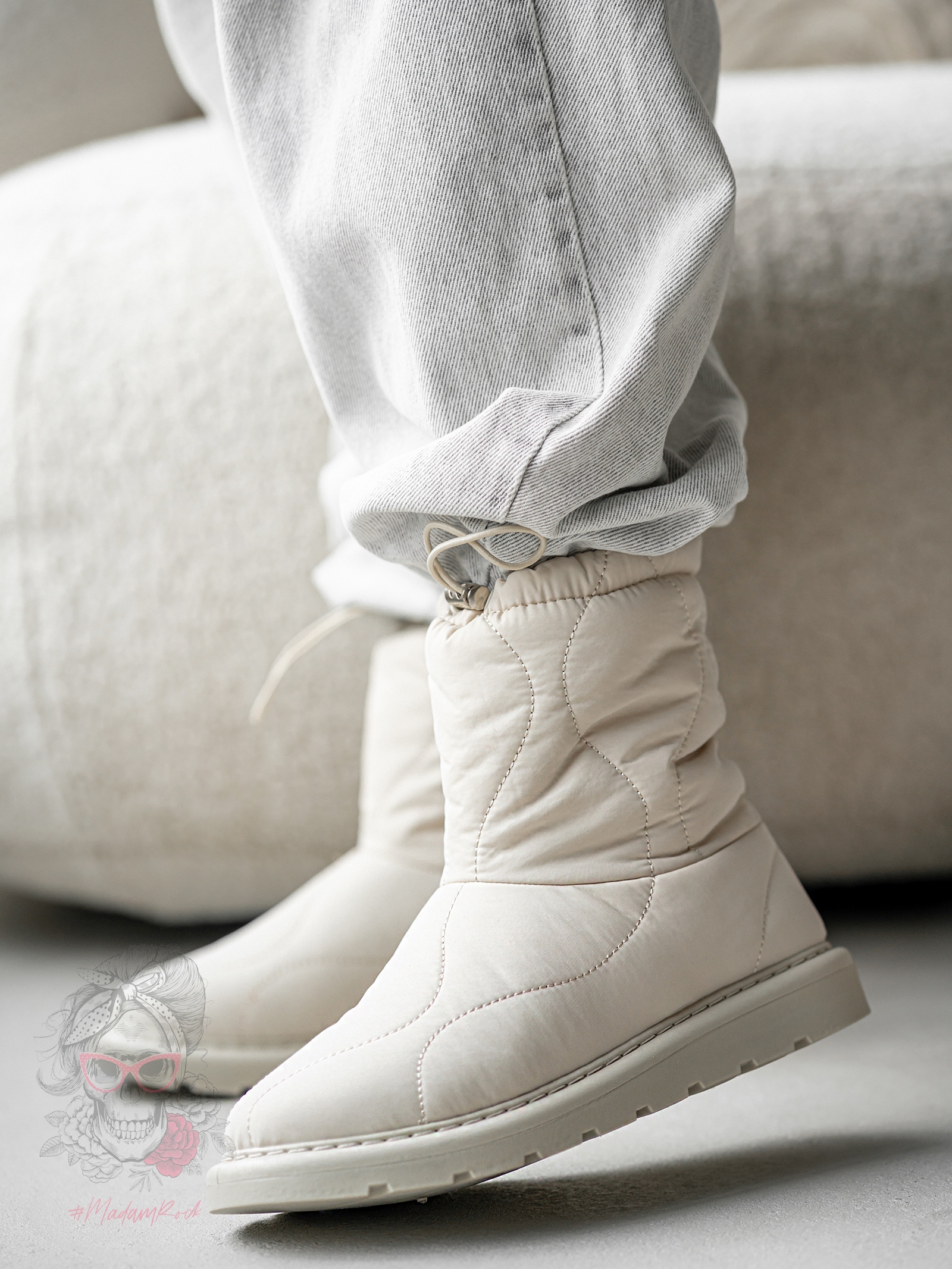 Śniegowce kurtkowe Madam Jacketo beżowe Śniegowce kurtkowe Madam Jacketo beżowe