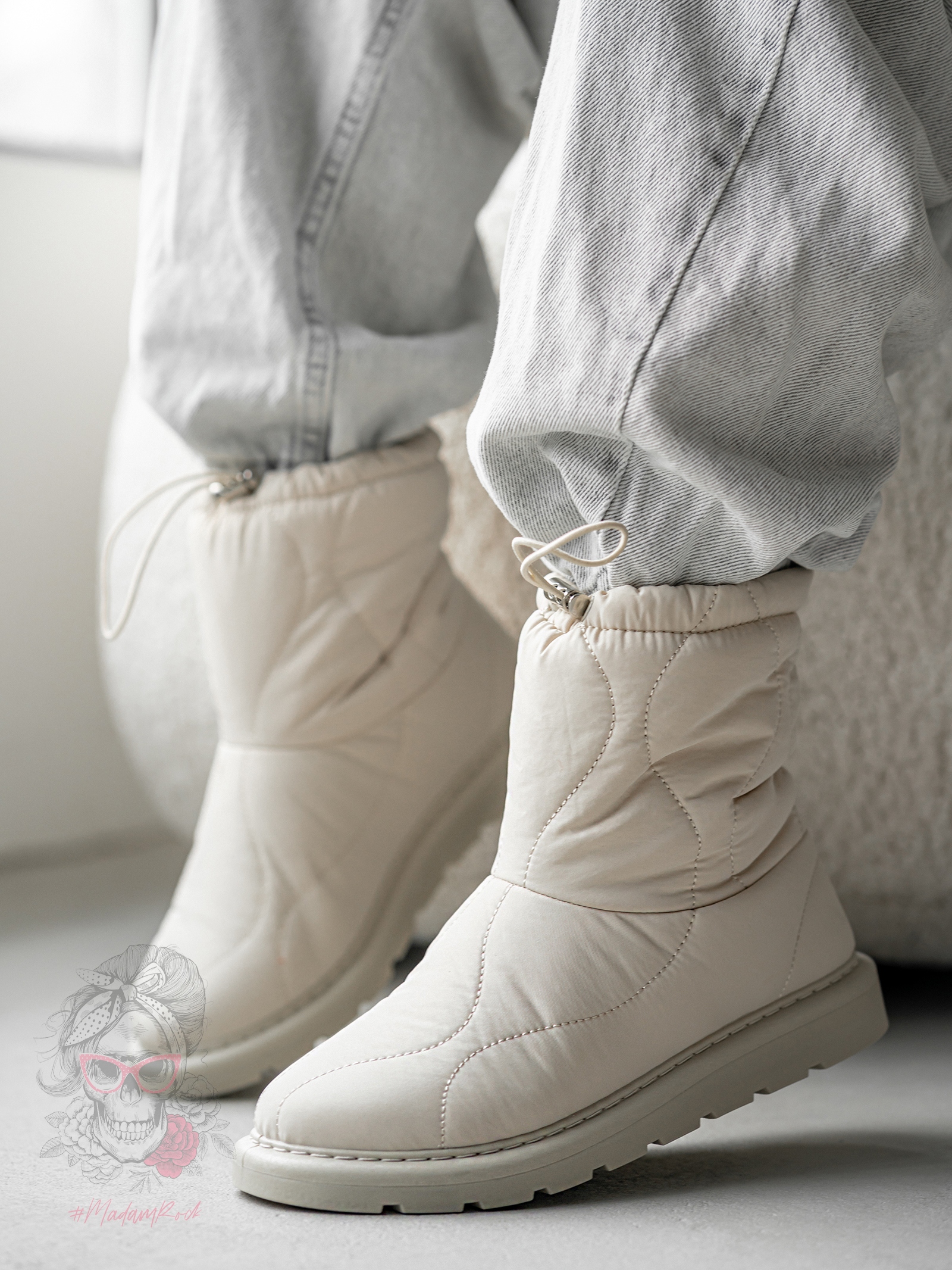 Śniegowce kurtkowe Madam Jacketo beżowe Śniegowce kurtkowe Madam Jacketo beżowe