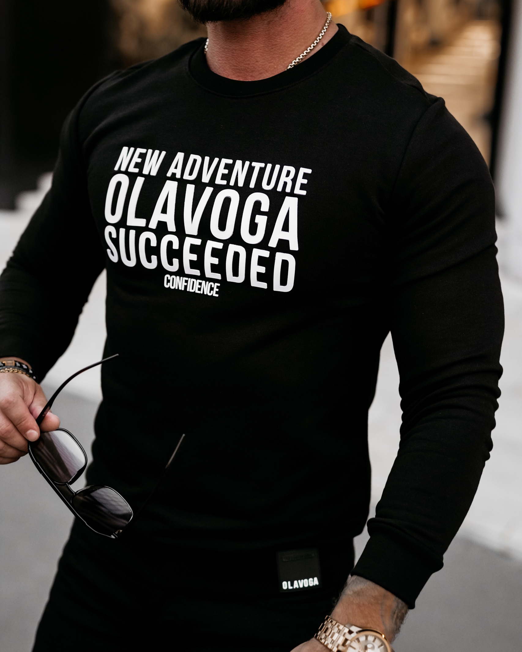 Bluzka longsleeve męska Essen Ola Voga czarna Bluzka longsleeve męska Essen Ola Voga czarna