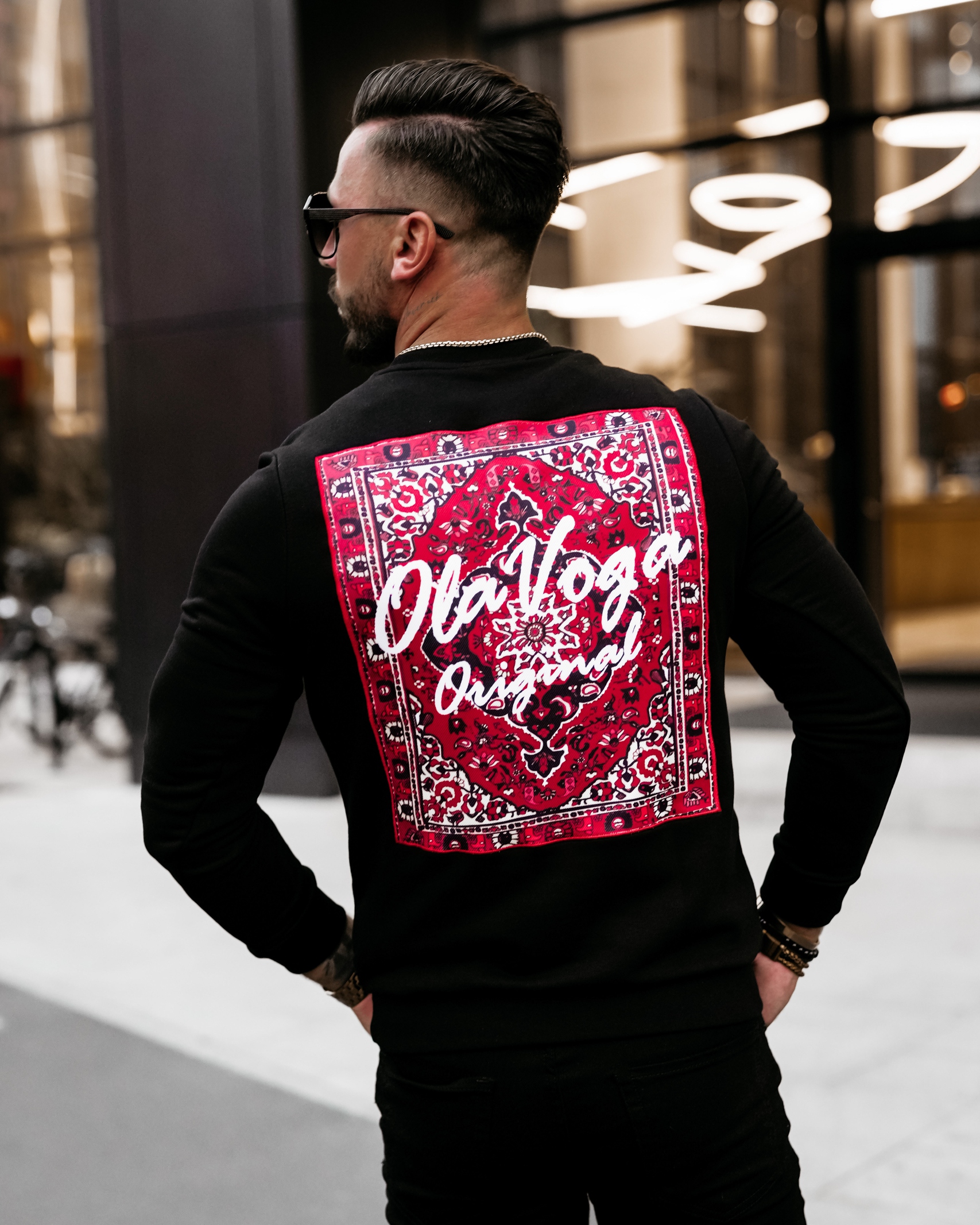 Bluzka longsleeve męska Essen Ola Voga czarna Bluzka longsleeve męska Essen Ola Voga czarna