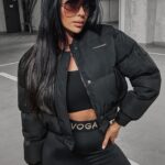 Kurtka pikowana Phonix Ola Voga czarna