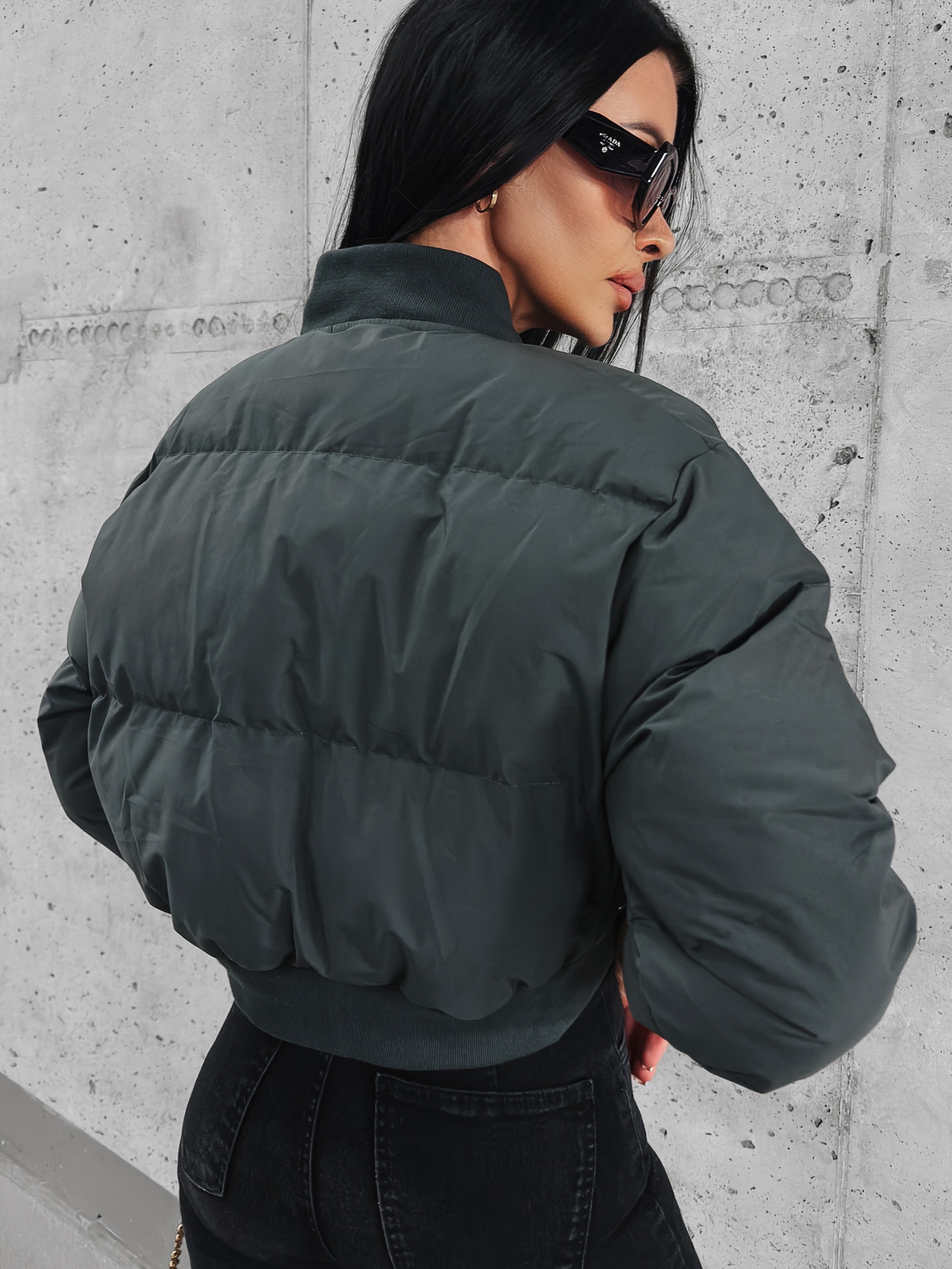 Kurtka pikowana Phonix Ola Voga grafitowa