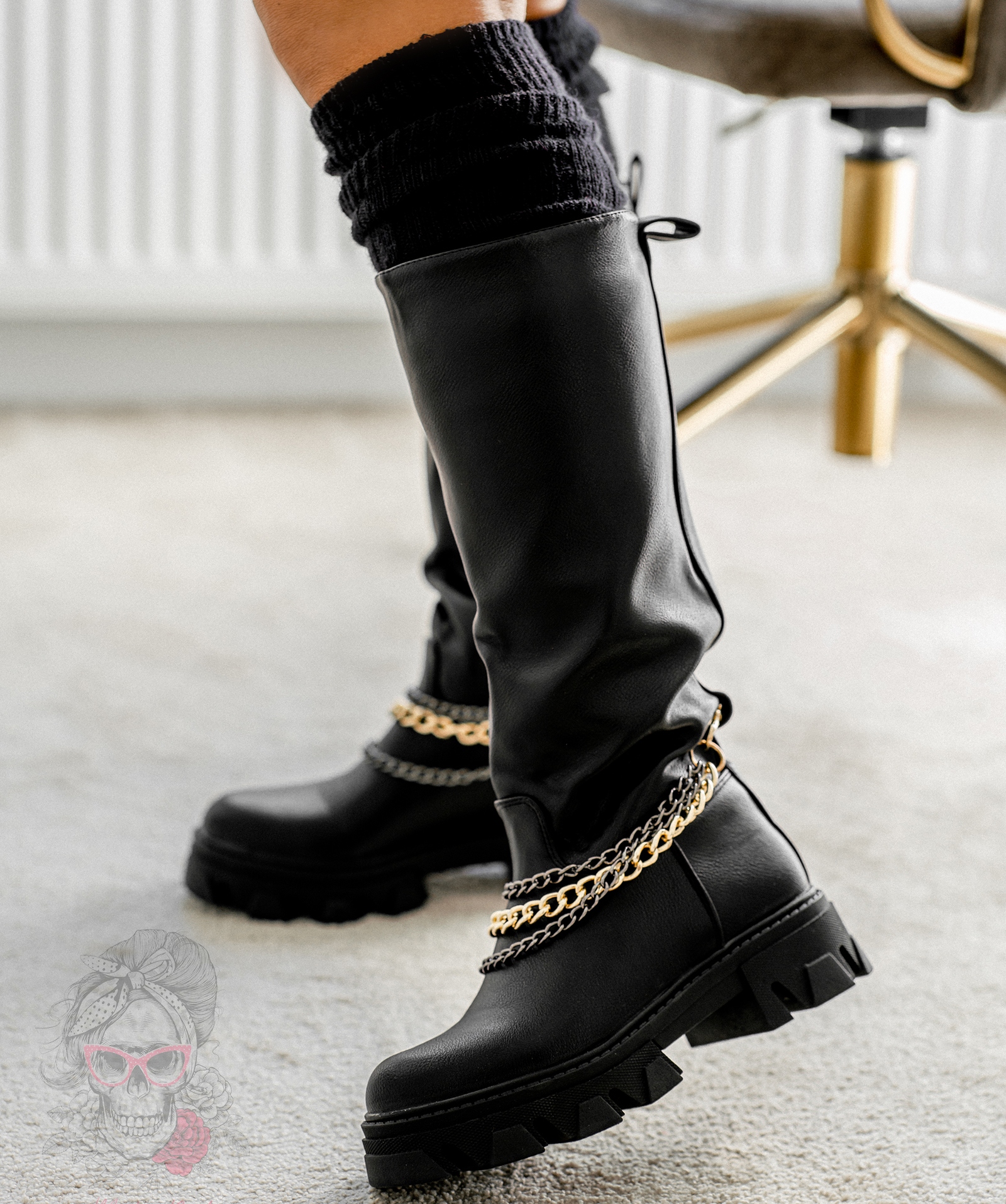 Kozaki ocieplane Madam Univers czarne Kozaki ocieplane Madam Univers czarne