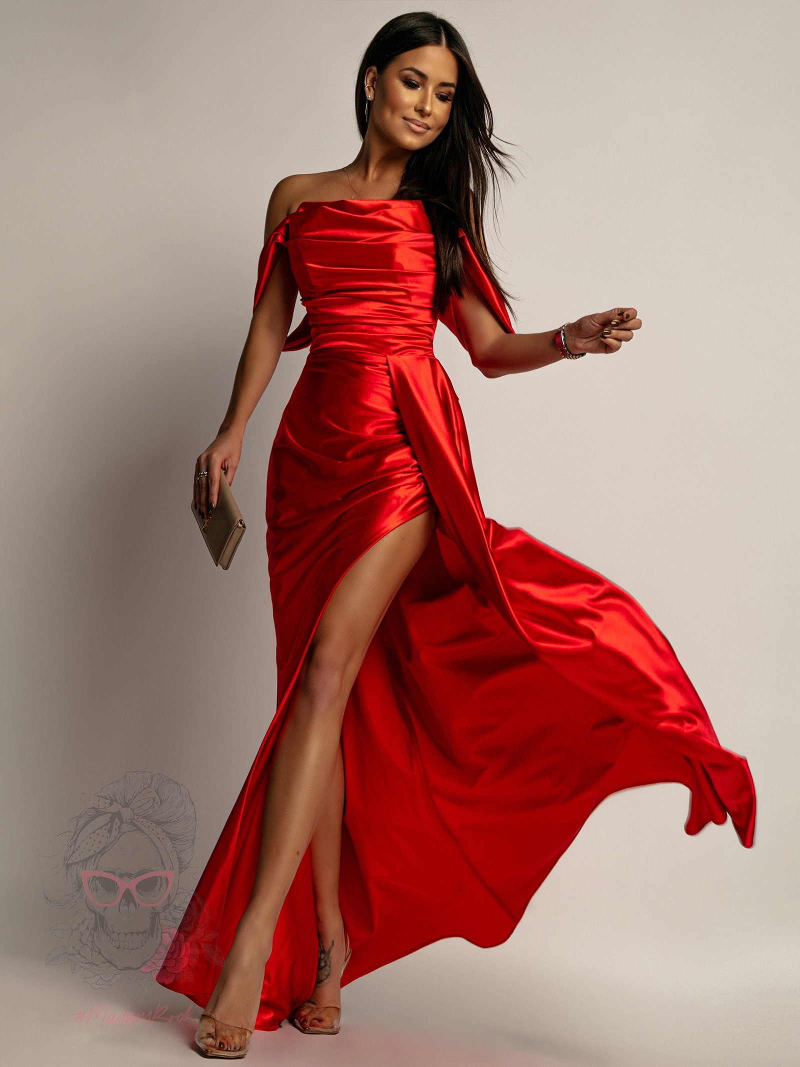 Sukienka wieczorowa NB Satoe czerwona