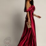 Sukienka wieczorowa NB Satoe bordowa