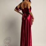 Sukienka wieczorowa NB Satoe bordowa