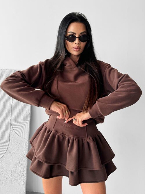 Spódniczka wysmuklająca LANTES OLAVOGA brązowa