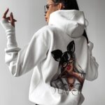 Bluza klasyczna hoodie GRACIA OLAVOGA ecru