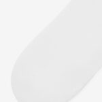 Skarpetki sportowe z kolorowym ściągaczem biało-czerwone