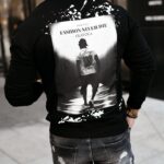 Bluza męska z nadrukiem Emil Ola Voga czarna