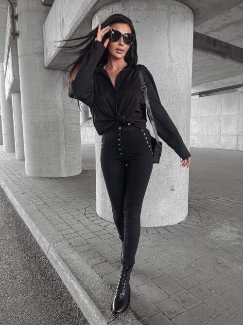 Koszula klasyczna Reta Ola Voga czarna