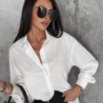 Koszula klasyczna Reta Ola Voga ecru