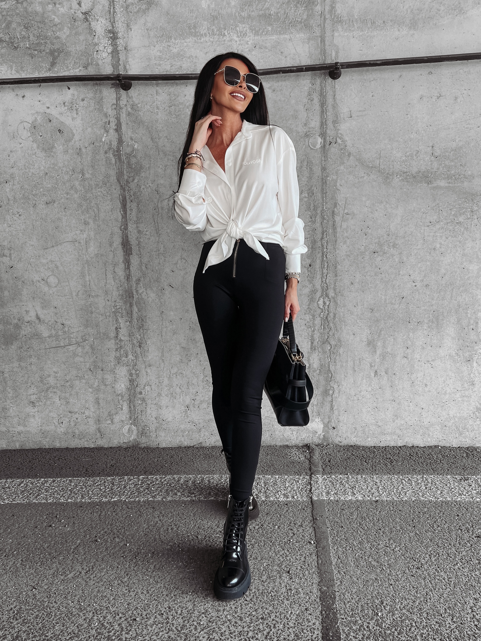 Koszula klasyczna Reta Ola Voga ecru