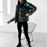 Kurtka damska bomber jacket FAIRBANKS OLAVOGA butelkowa zieleń