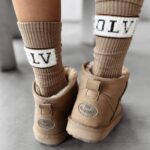 Skarpetki bawełniane FLIZZY OLAVOGA beżowe