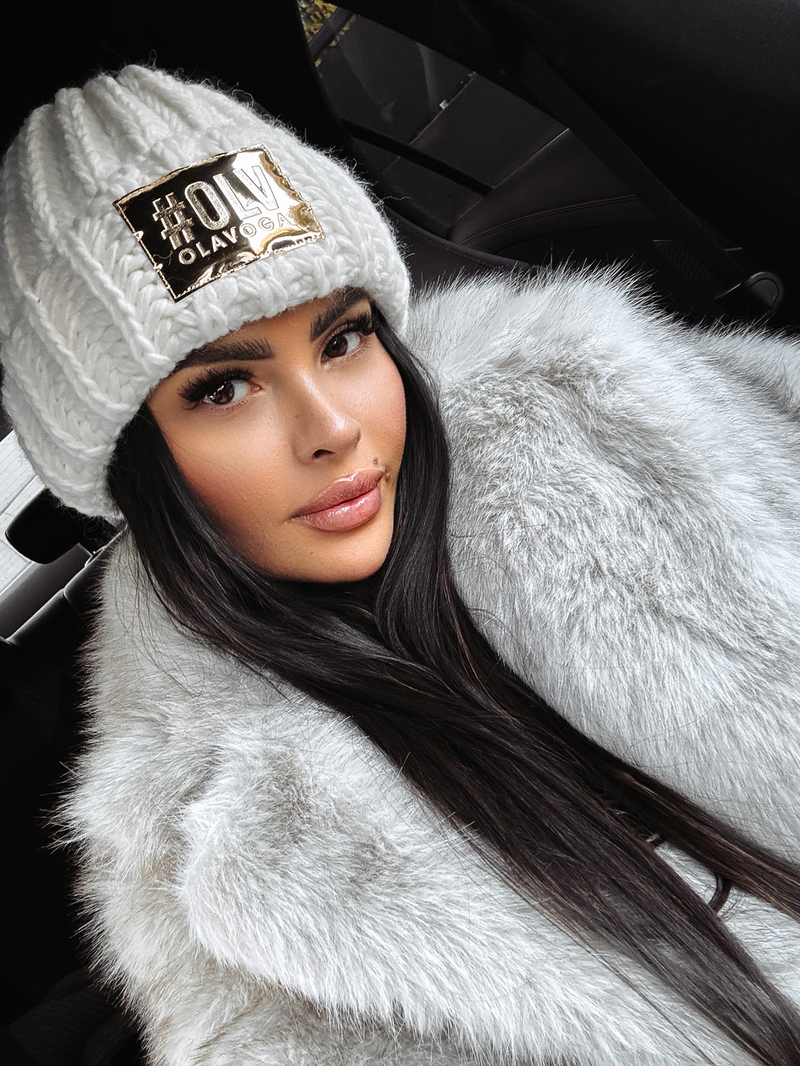 Czapka damska LILO OLAVOGA ecru